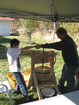 Pressing Cider